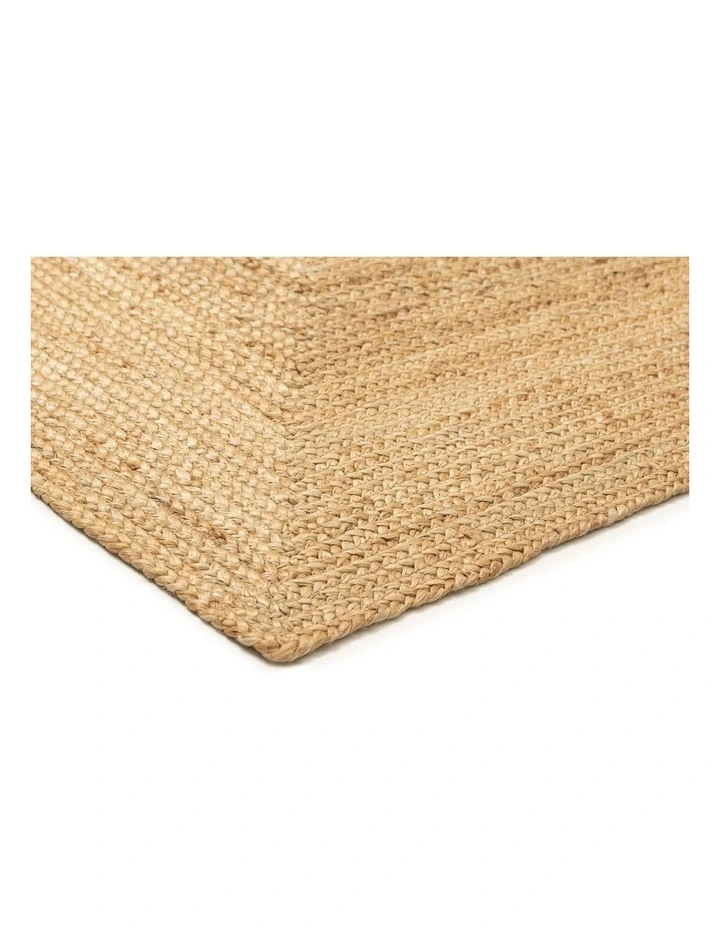Mossoro Hand Braided Jute Rug in Beige image 4
