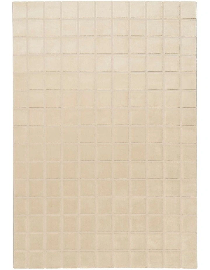 Boumalne Tonal Cream Rug in Cream image 1