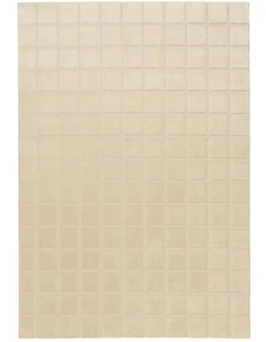 Boumalne Tonal Cream Rug in Cream