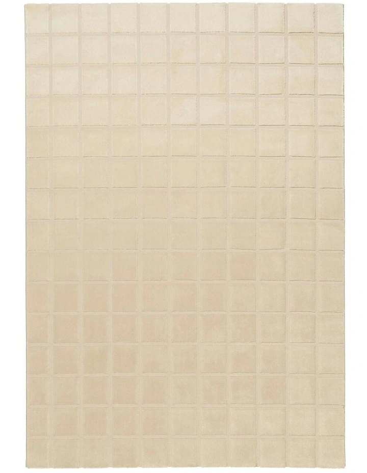 Boumalne Tonal Cream Rug in Cream image 1