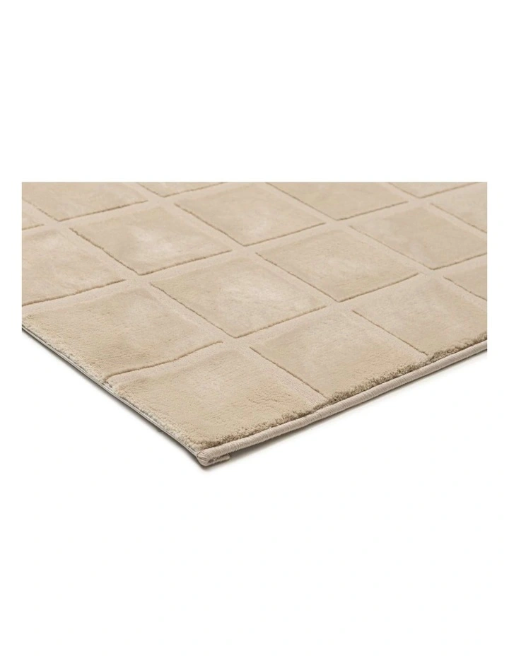 Boumalne Tonal Cream Rug in Cream image 4