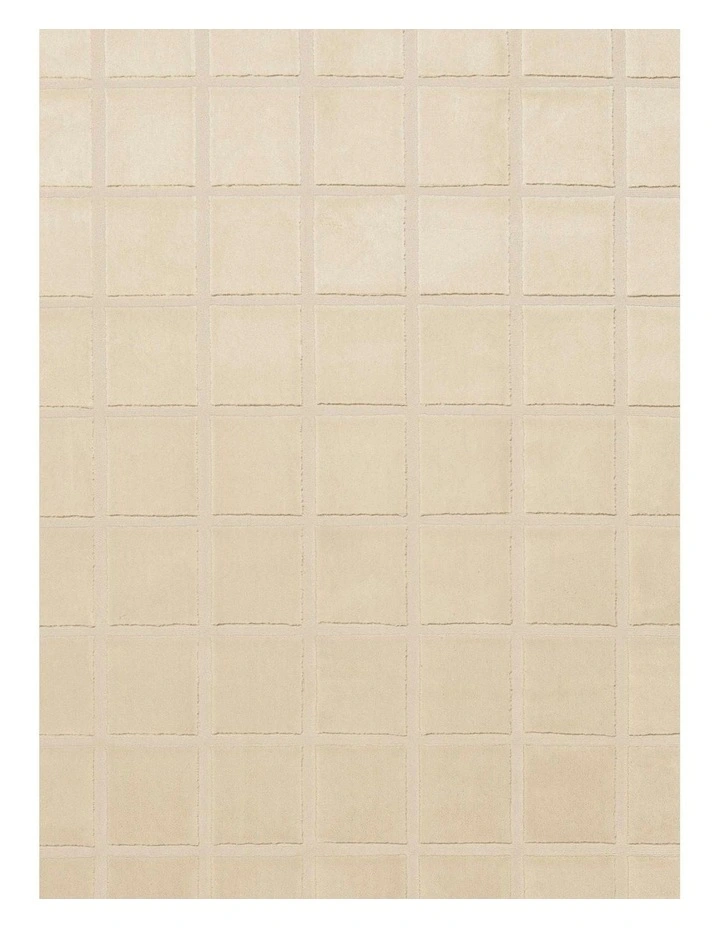 Boumalne Tonal Cream Rug in Cream image 7