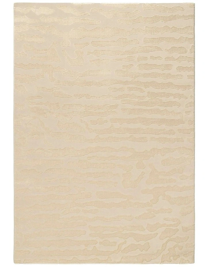 Eljadida Textured Rug in Cream image 1