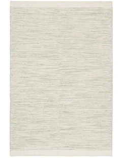 Opelika Wool Flatweave Rug in Mint Green