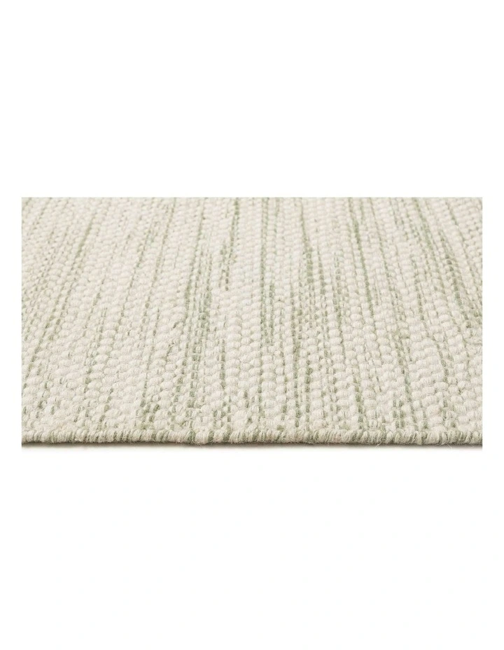 Opelika Wool Flatweave Rug in Mint Green image 6