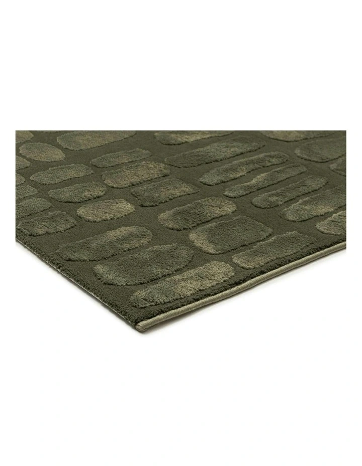 Nador Textured Rug in Green image 2