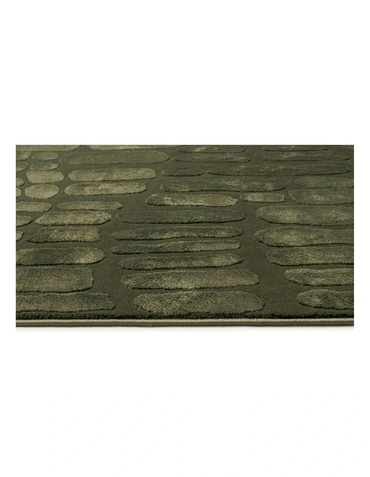 Nador Textured Rug in Green image 3