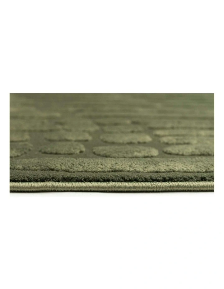 Nador Textured Rug in Green image 7