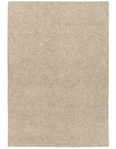 Tampa Plush Wool Shag Rug in Taupe