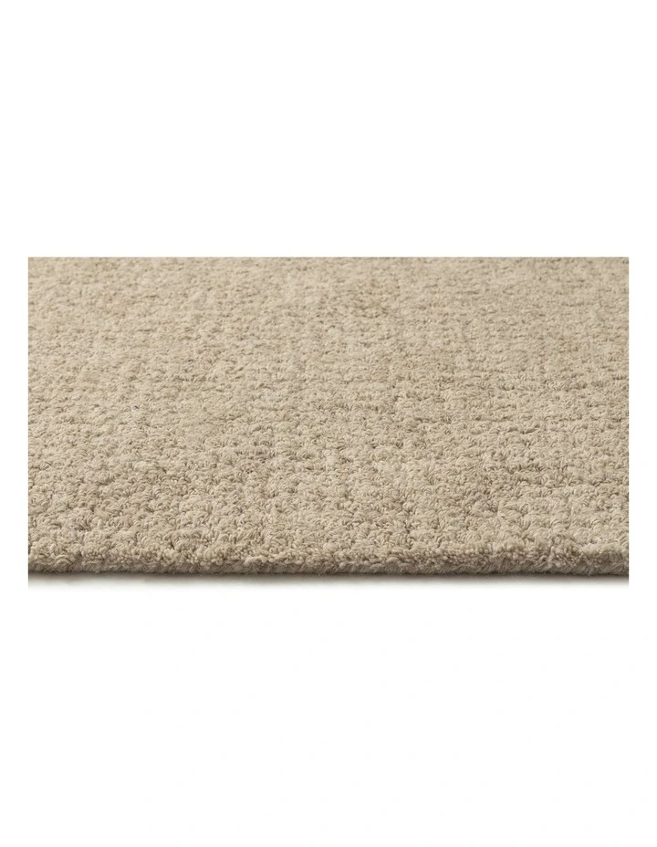 Tampa Plush Wool Shag Rug in Taupe image 6