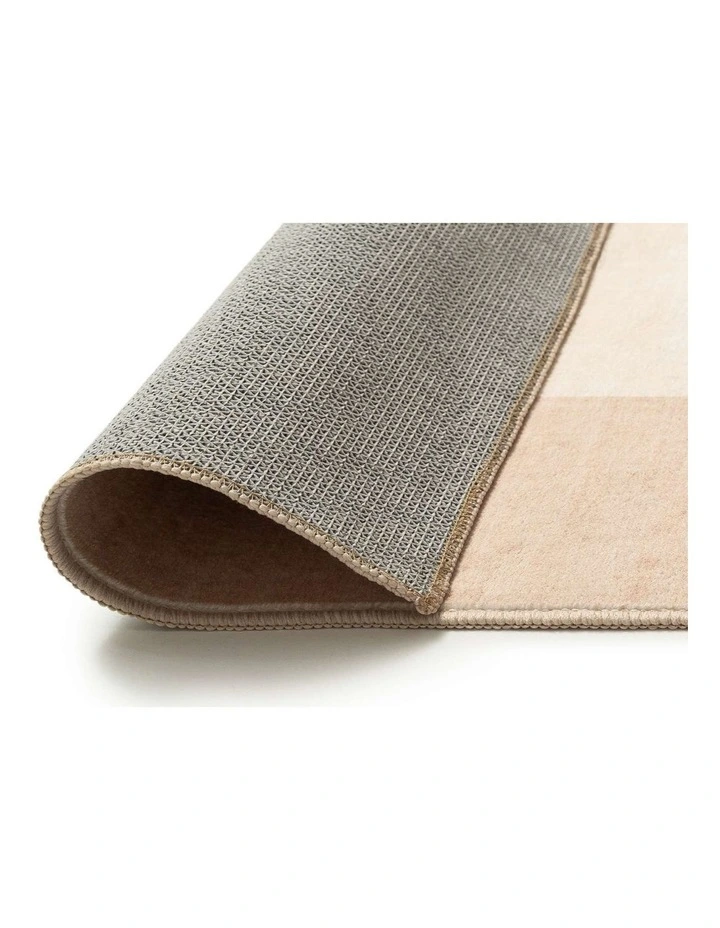 Blanes Washable Border Rug in Cream image 5