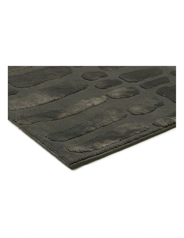 Oujda Textured Rug in Charcoal image 2