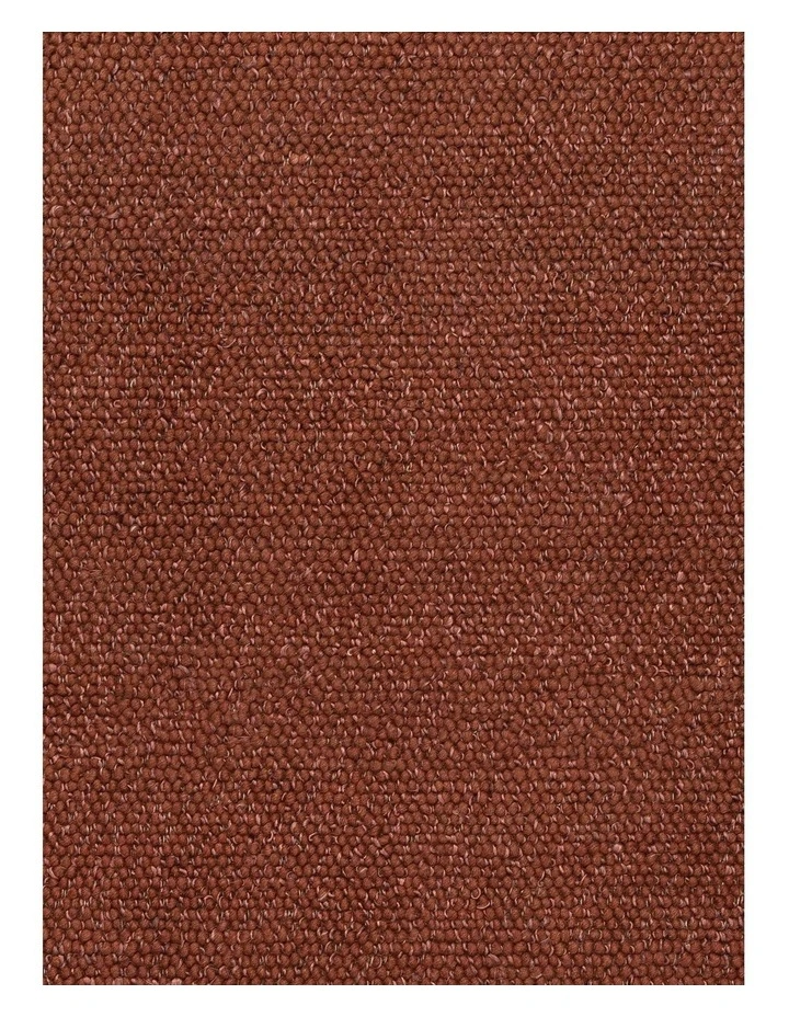 Rockford Pebble Loop Wool Rug in Rust image 7