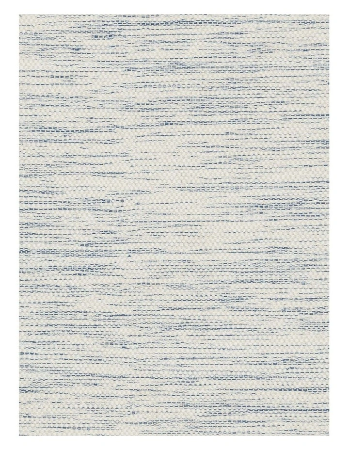 Evanston Wool Flatweave Rug in Blue/Ivory image 7