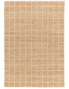 Blumenau Grid Rug in Natural