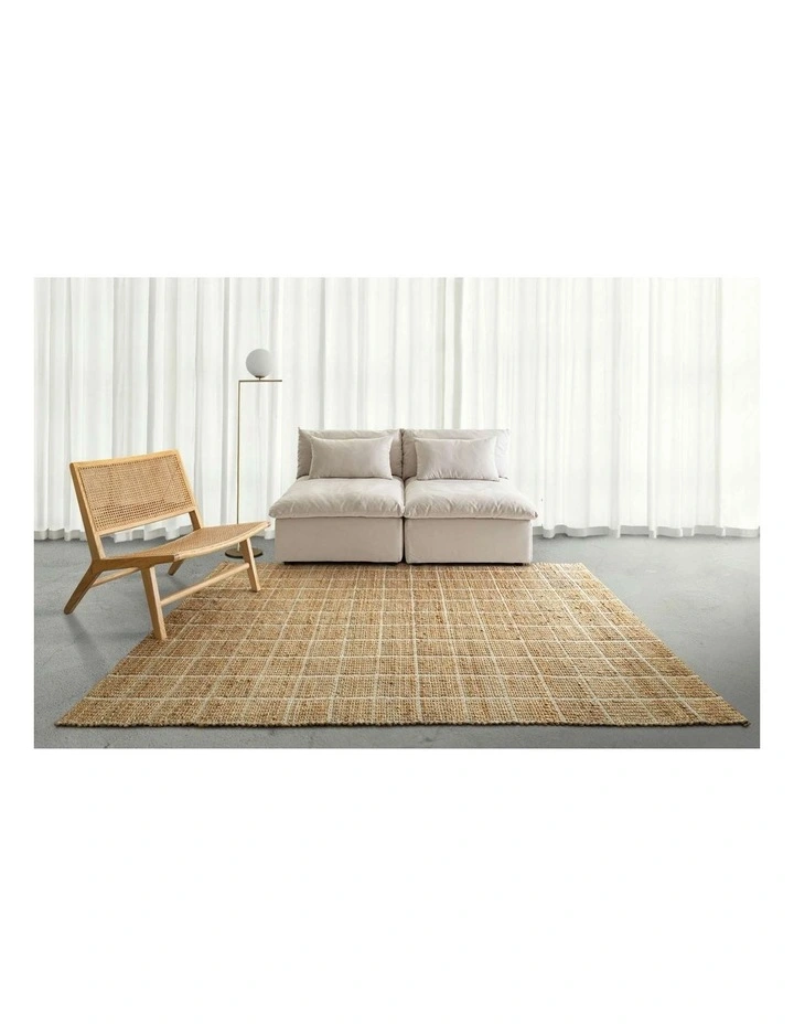 Blumenau Grid Rug in Natural image 2
