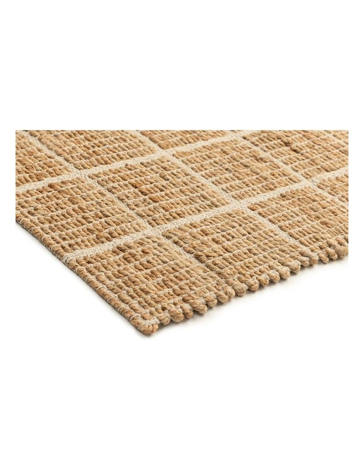 Blumenau Grid Rug in Natural image 4