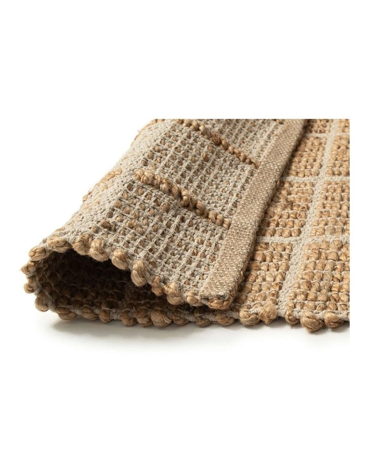 Blumenau Grid Rug in Natural image 5
