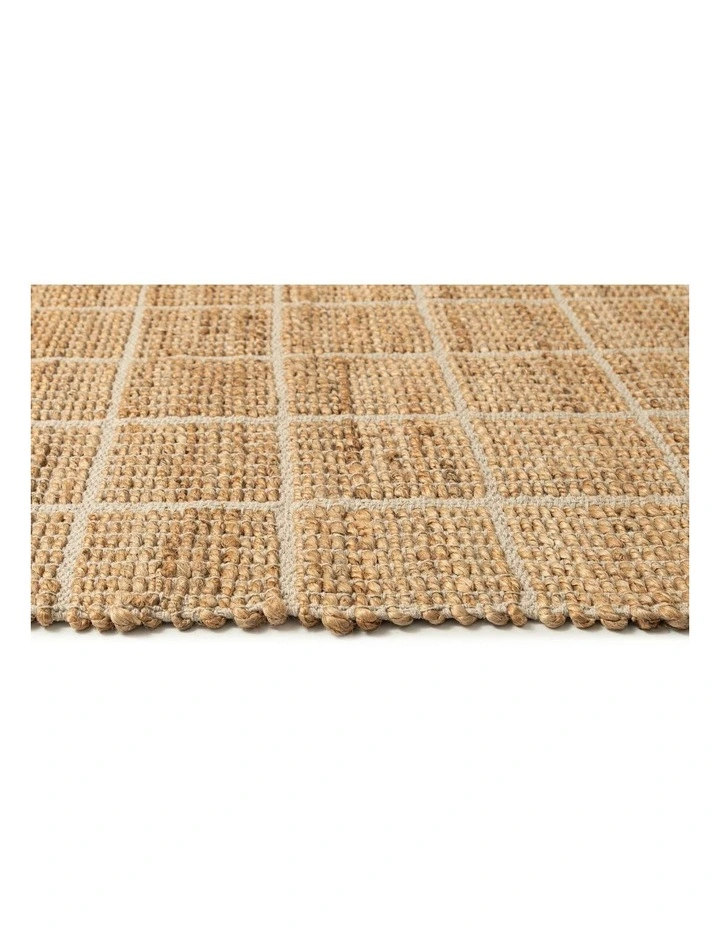 Blumenau Grid Rug in Natural image 6