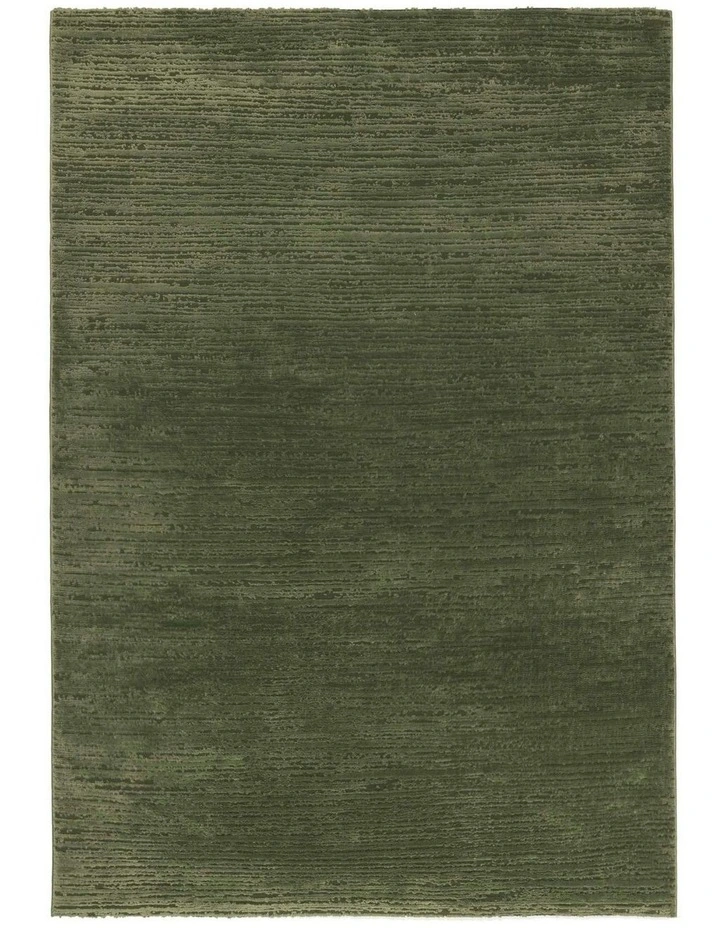 Debdou Textured Rug in Olive Green image 1
