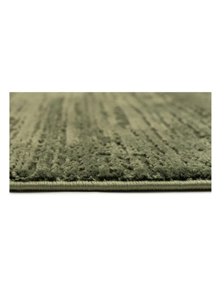 Debdou Textured Rug in Olive Green image 6