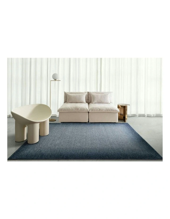 Paxon Tonal Gradient Rug in Blue image 7