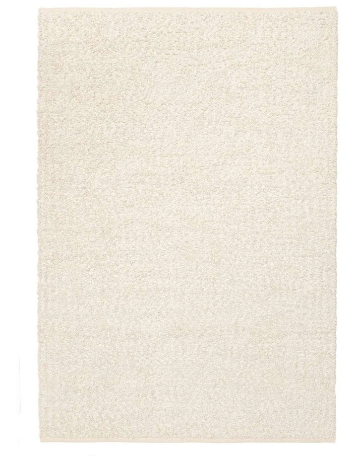Baltimore Washable Hand Woven Rug in Cream image 1