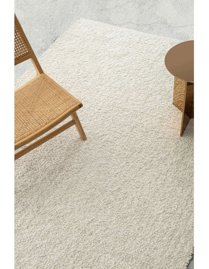 Baltimore Washable Hand Woven Rug in Cream image 3