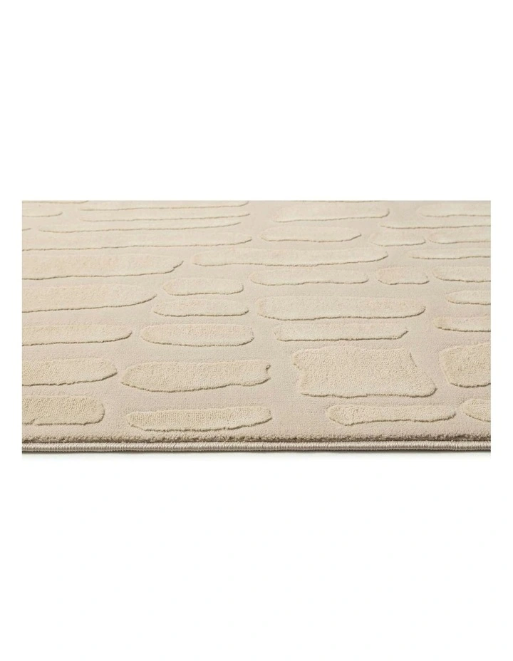 Agadir Textured Rug in Cream image 3
