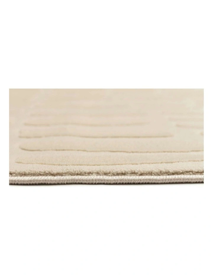 Agadir Textured Rug in Cream image 6