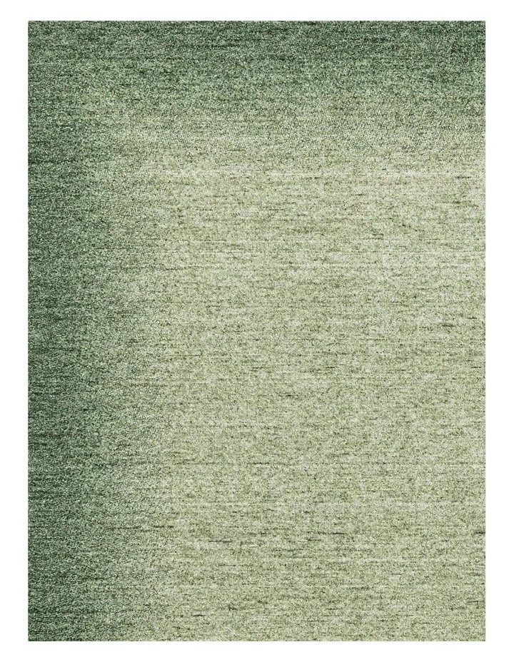 Vergi Tonal Gradient Rug in Green image 6
