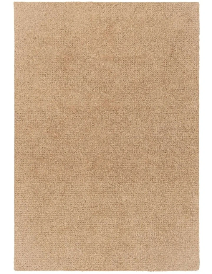 Tallahassee Mud Plush Wool Shag Rug in Brown image 1
