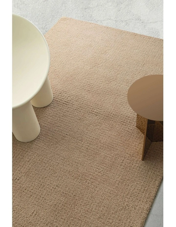 Tallahassee Mud Plush Wool Shag Rug in Brown image 3