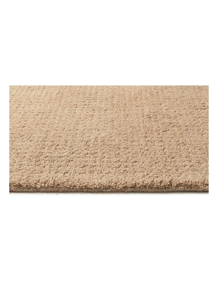 Tallahassee Mud Plush Wool Shag Rug in Brown image 6