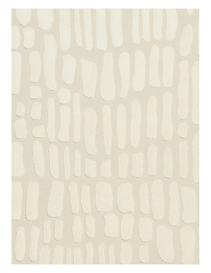 Ifrane Textured Rug in Cream image 6