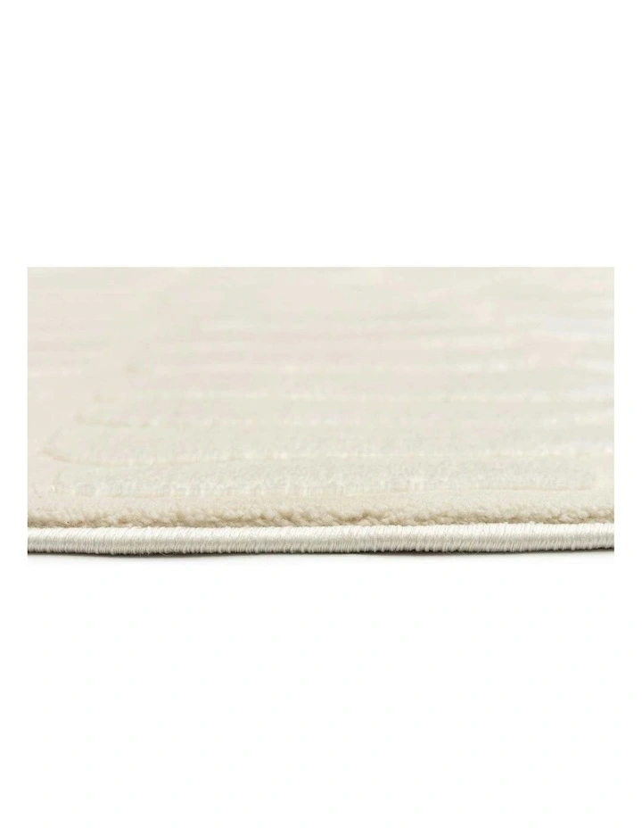 Ifrane Textured Rug in Cream image 7