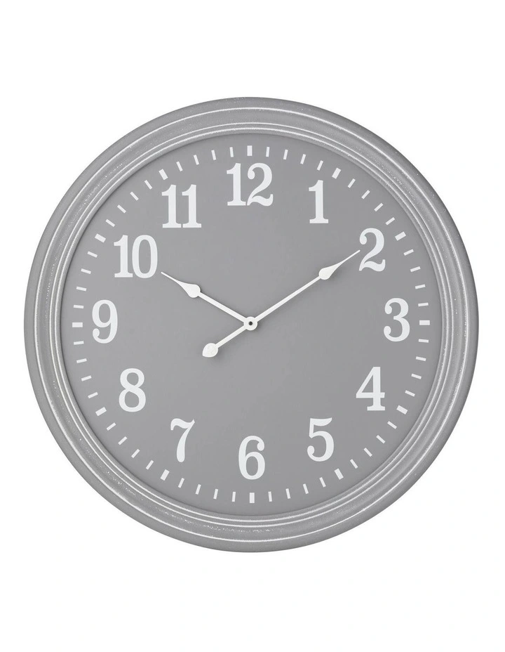 Never Too Late Clock 80*5*80cm in Grey image 1