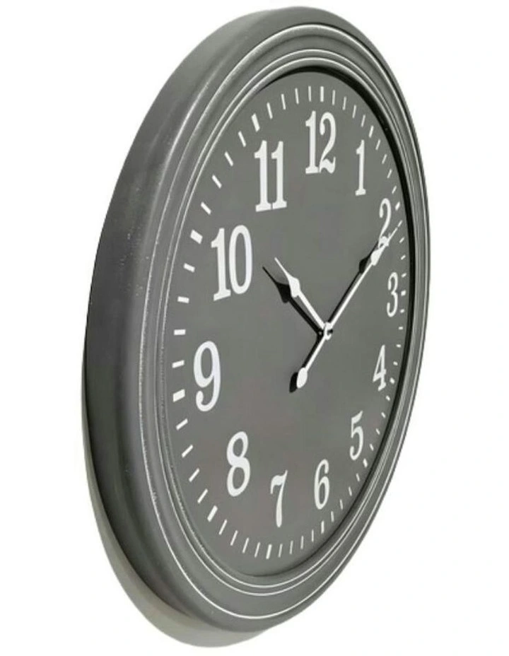 Never Too Late Clock 80*5*80cm in Grey image 3