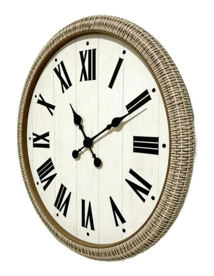Just in Time Clock 70*4.5*70cm in White image 4