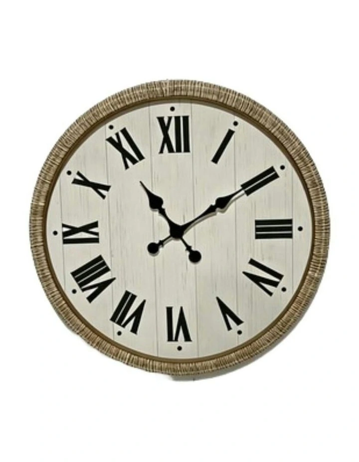 Just in Time Clock 70*4.5*70cm in White image 6