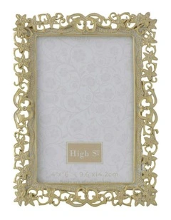 Royal Frame 4x6/13*1.5*18 in Brushed Gold
