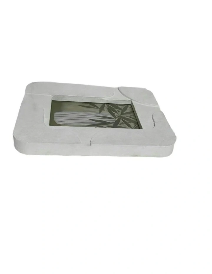Abstract Wave Photo Frame 4x6 18*2*23 in White image 6