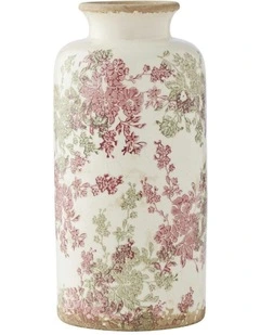 Cherry Blossom Large Vase (14.5x14.5x31.5cm) in Multi