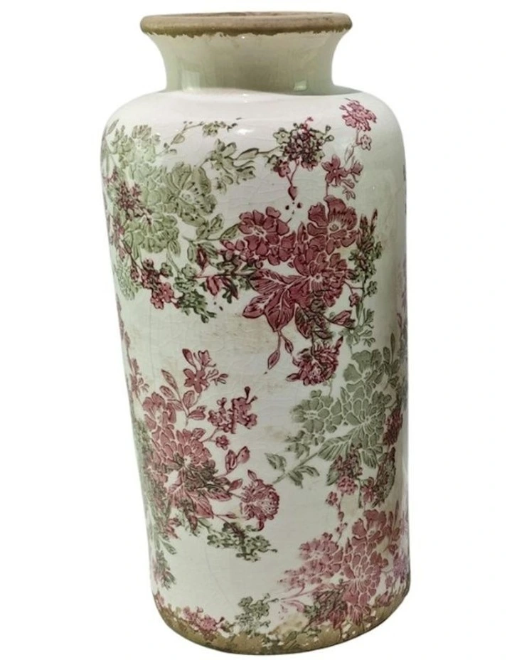 Cherry Blossom Large Vase (14.5x14.5x31.5cm) in Multi image 2