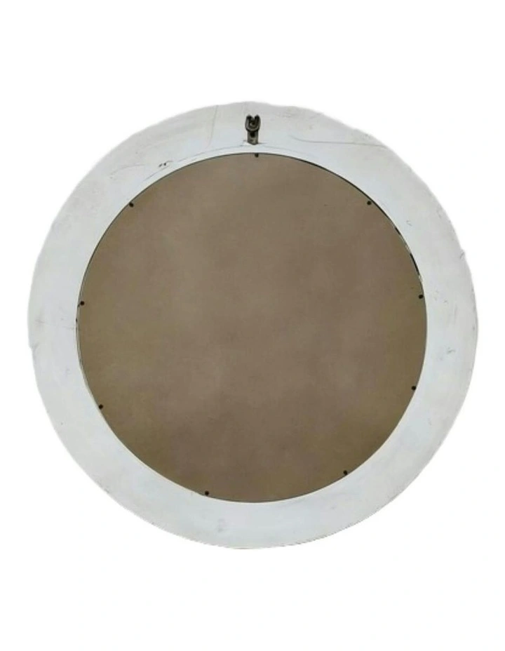 Round Layered Moulded Mirror 70*4*7 in Silver image 7