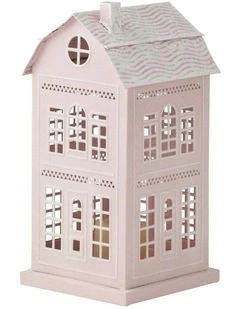 Christmas 2-Storey House L19.5*W19.5*H39cm in Pink