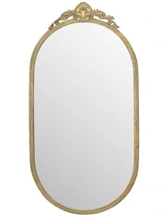 Oval Sweet Heart Mirror 51*3*97.5 in Gold