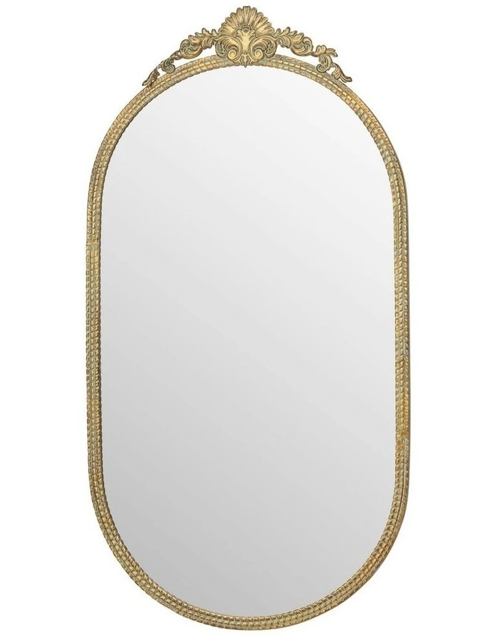 Oval Sweet Heart Mirror 51*3*97.5 in Gold image 1