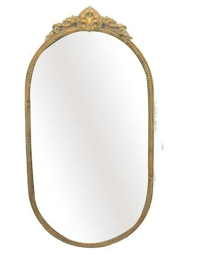 Oval Sweet Heart Mirror 51*3*97.5 in Gold image 2