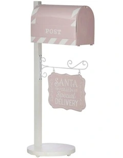 Santa Mail Letter Box L36*W29*H91.5cm in Pink